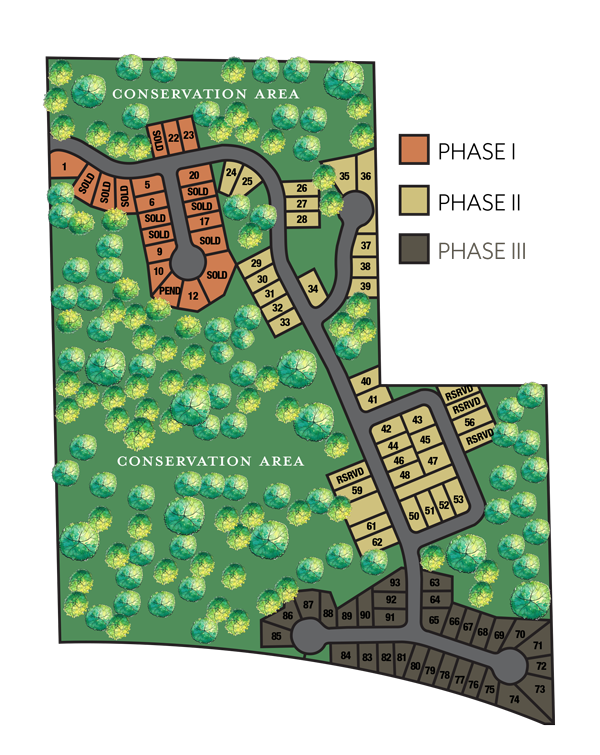 The Preserve New Homes and Wooded Lots for Sale in Chesterton